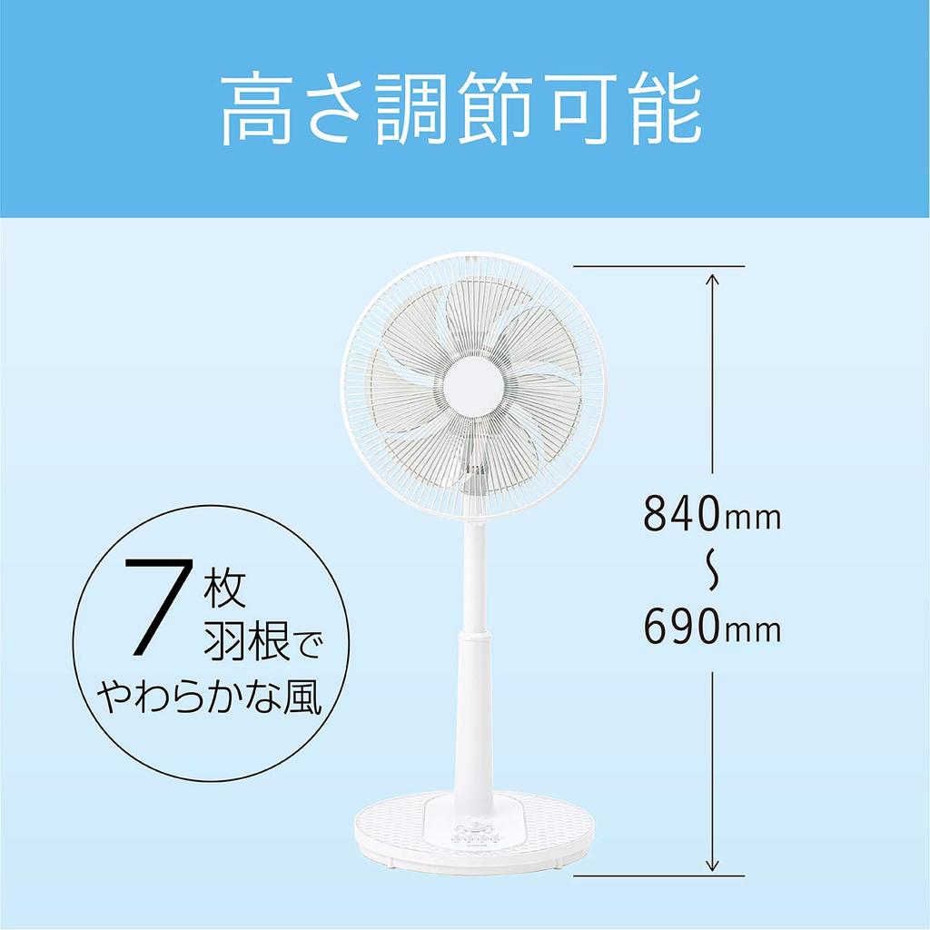 Koizumi Electric AC Mechanical 3 Levels of Air with Off White Fan, Motor, Type, Flow, Oscillating, Timer, KLF-3015/W