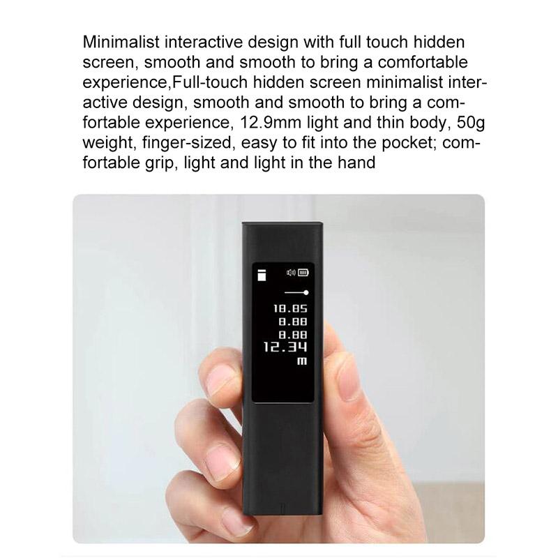 Xiaomi Duka 40m Laser Range Finder LS5 OLED Touch Screen Distance Meter Precision Measurement Electronic Digital Rangefinder