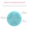 3D электрическая щетка для очищения лица, водонепроницаемая мягкая силиконовая щетка для мытья лица, устройство для ухода за кожей, массажер для лица, глубокая очистка пор