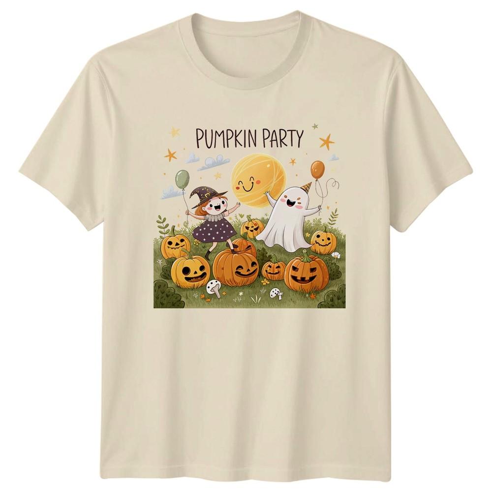 Funny Pumpkin Party TShirt Kids Halloween Halloween Gift For Him And Her