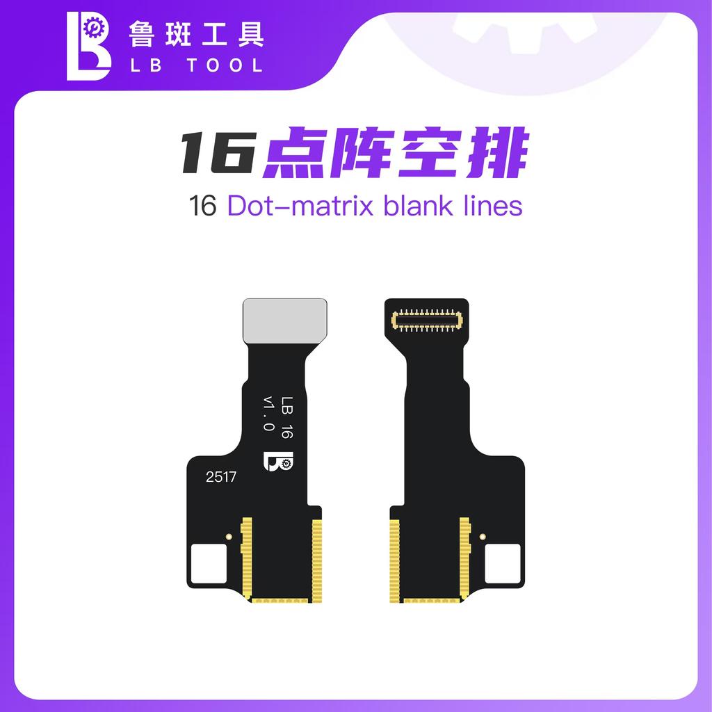 Luban Dot Matrix Empty Cable for IPhone 13 14 15 16 17 Mini Plus AIR Pro PM Repair Face ID Dot Matrix Empty Cable Tool