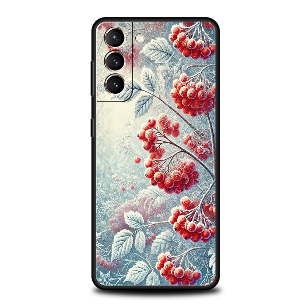 Чехол для телефона с дизайном «Цветы в стиле масляной живописи» для Samsung Galaxy S26 S25 S24 S23 S22 S20 S21 FE Ultra S25 Edge Plus 5G Мягкий ТПУ