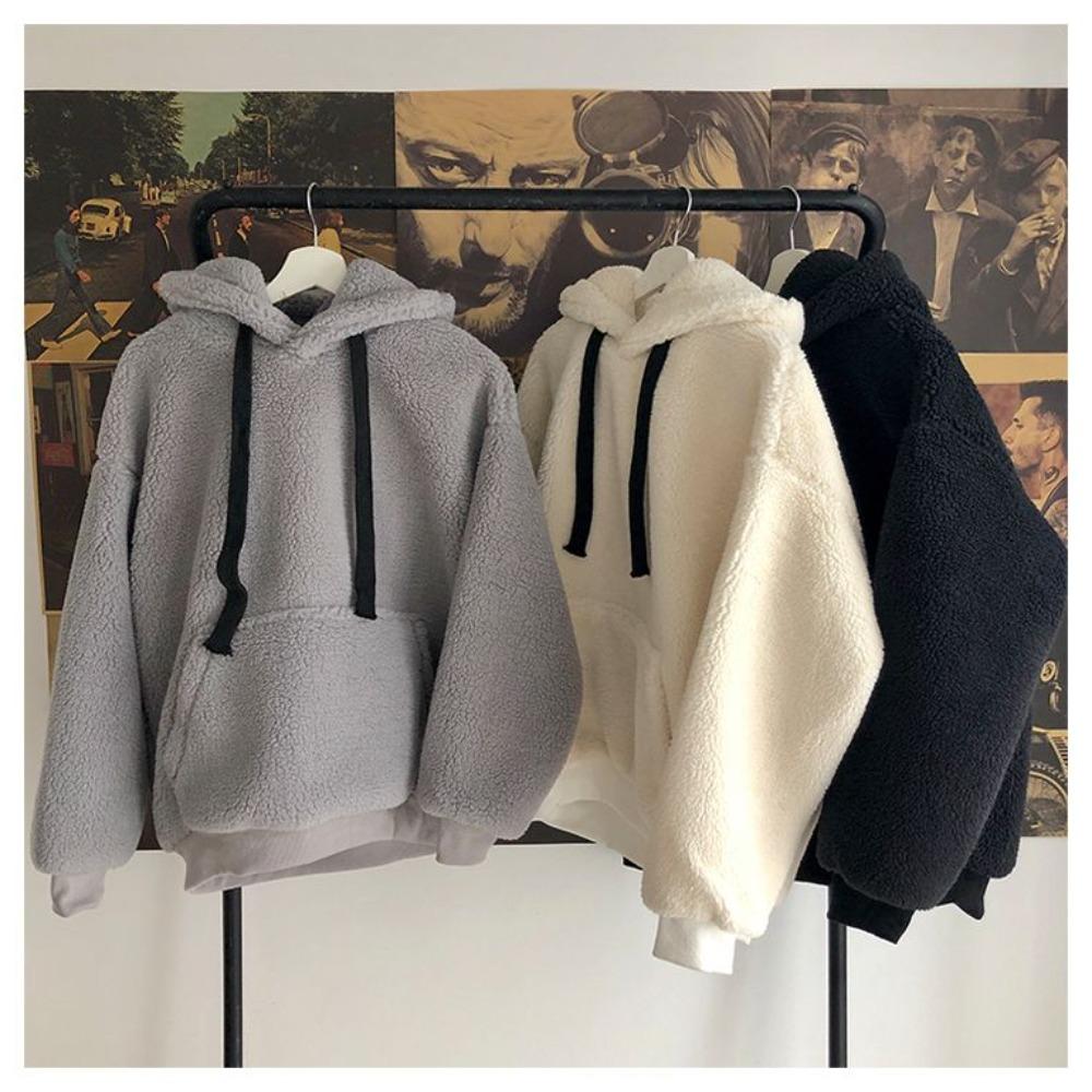 2023 Winter Fashion Warmth Thickened Sweater Loose Women's Long Sleeve Coat