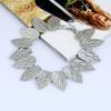 Necklace Leaf Metal With Fringe Design For Teen Fashion And Accessories Party