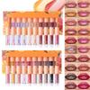 Макияж Fruit Mirror Lip Glaze Увлажняющий десятицветный набор Water Gloss Lip Gloss Lipstick.25ML