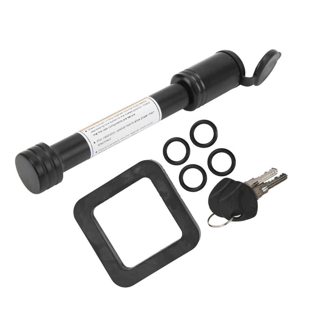 Стопорный палец приемника фаркопа 5/8 дюйма с 2-дюймовой шумоподавляющей накладкой, трубчатые ключи, уплотнительные кольца для автомобиля, грузовика, фаркопа, шара, багажника