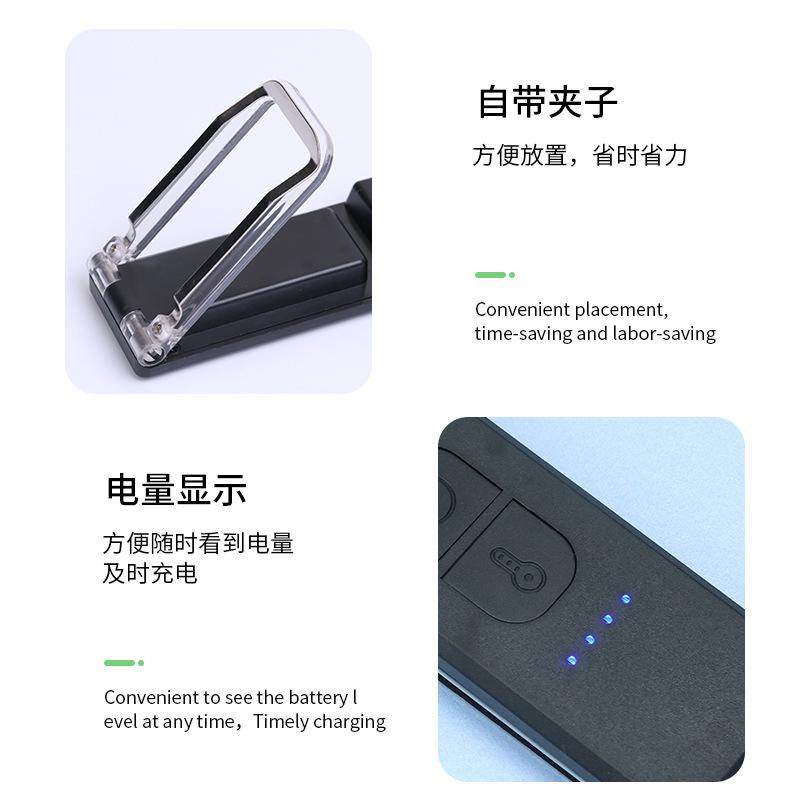 Лампа для чтения, USB-перезаряжаемая лампа для чтения ночью в постели, светодиодная переносная закладка-светильник для чтения в постели
