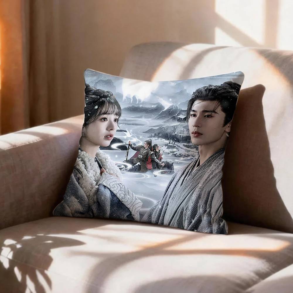 COOL TThe TV series PPursuit of Jade Pillow Case Pattern Printed Pillowcase For Living Room Sofa Cushion Cover