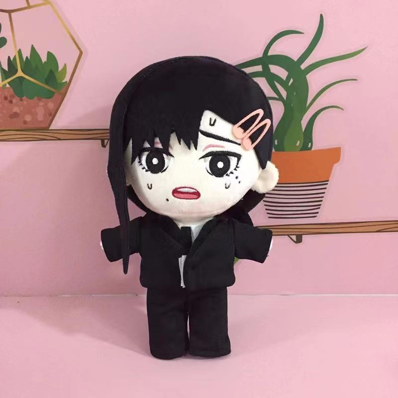 Higashiyama Kobeni Cosplay Plush Doll Toy 20cm Chainsaw Man Cute Soft Stuffed Pillow Birthday Gift