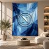 Decorative Tapestry,Napoli FC Printed Wall Art, Lightweight Wall Hanging For Bedroom Background