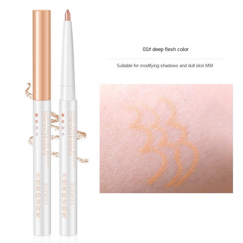Concealer Eyebrow Pen Stick Moisturizing Concealer Pencil Cover Dark Circles Invisible Pores Waterproof Face Makeup Lip Pencil Korean Cosmetic