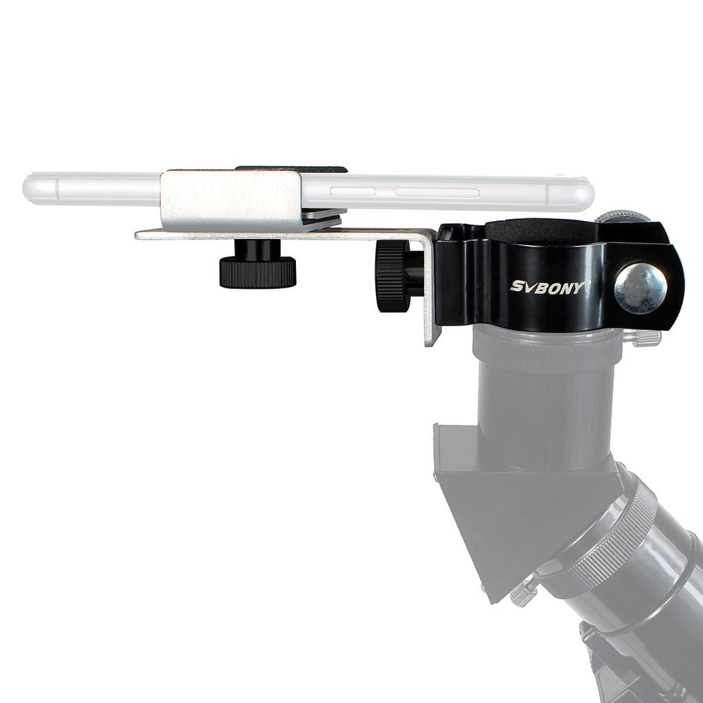 SVBONY Telescope Bracket with Smartphone Adapter for Astronomical and More Telescopes, Fieldscopes, Monoculars, Binoculars,