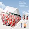 Oil Painting Sunscreen Parasol Outdoor Convinient Five Folding 6 Bones Umbrella With UV Protection Portable Stylish Sun Umbrella