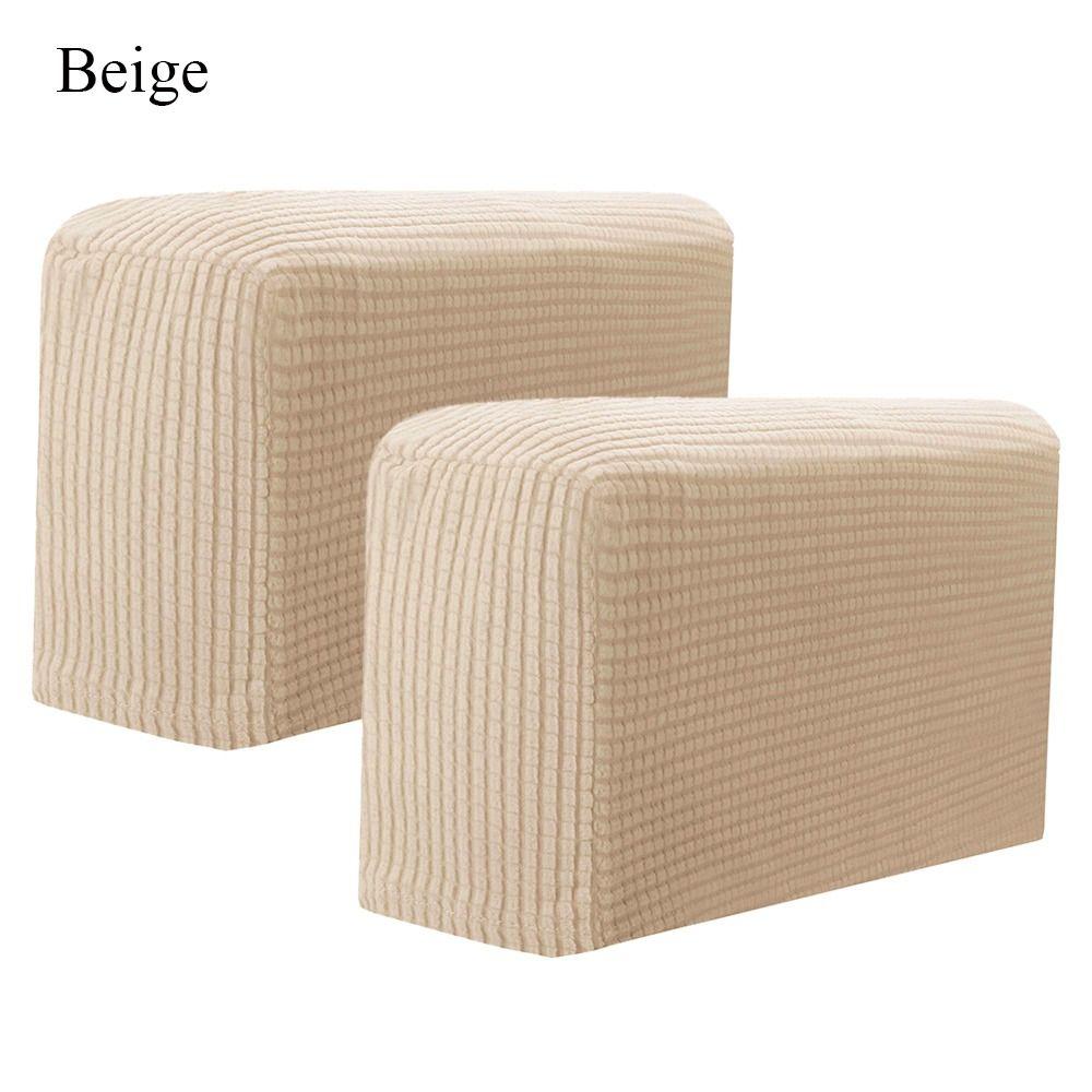 2PCS High Quality Furniture Stretchy Home & Living Couch Arm Protector Sofa Cover Armrest Covers