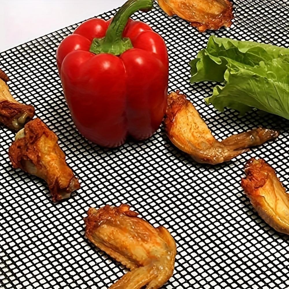 3PCS Heat Resistant BBQ Grilling Net Mesh Barbecue Liner Barbecue Accessories Barbecue Pad Picnic