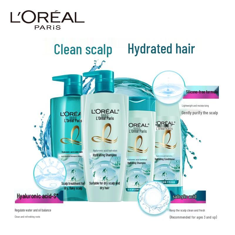 L'Oréal Увлажняющий шампунь против перхоти с гиалуроновой кислотой