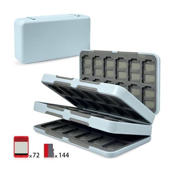Game card case Compatible with game card Switch/Lite/OLED, magnetic opening/closing, hard shell, neat storage, scratch resistant, dust resistant,