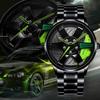 Часы Supercar Wheel Watch Sports Watch Green Men's