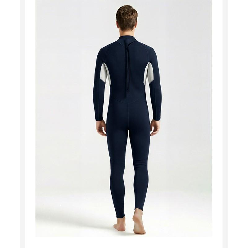3mm Neoprene Wetsuit Men Full Body Long Sleeve Diving Surfing Snorkeling Thermal Protection Water Sports Gear