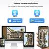 HD 10x Zoom Solar-powered Camera, Dual-lens Three-view Monitoring, PTZ Automatic Tracking CCTV, Wireless WIFI/4G Security Camera