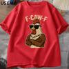 F Caw F Rooster T Shirt Funny Bird Fcawf Chicken Graphic T Shirts Fawk Off TShirt FCawF Rooster Women Unisex Tshirt Streetwear