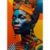 African Queen Abstract Art Canvas Painting Posters and Prints African Woman Portrait Pictures Wall Art Mural for Home Decoration