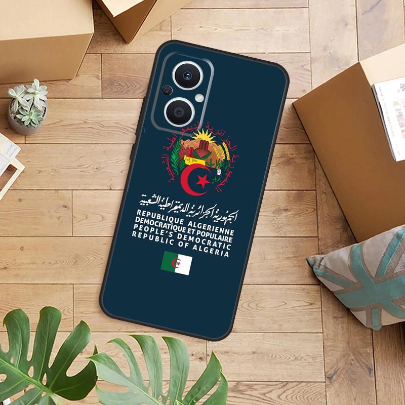 Флаг Алжира Алжирский чехол для OPPO Reno 13F 14F 12F 10 11 12 13 14 Pro 8T 7 8 Lite OPPO Find X9 X6 X5 X8 Pro Чехол