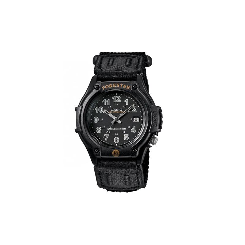 Casio Серия YOUTH-диск три стрелки ретро модный тренд отображение даты водонепроницаемый кварцевый механизм кожаный холщовый ремешок японский и корейский FT500WC-1BV