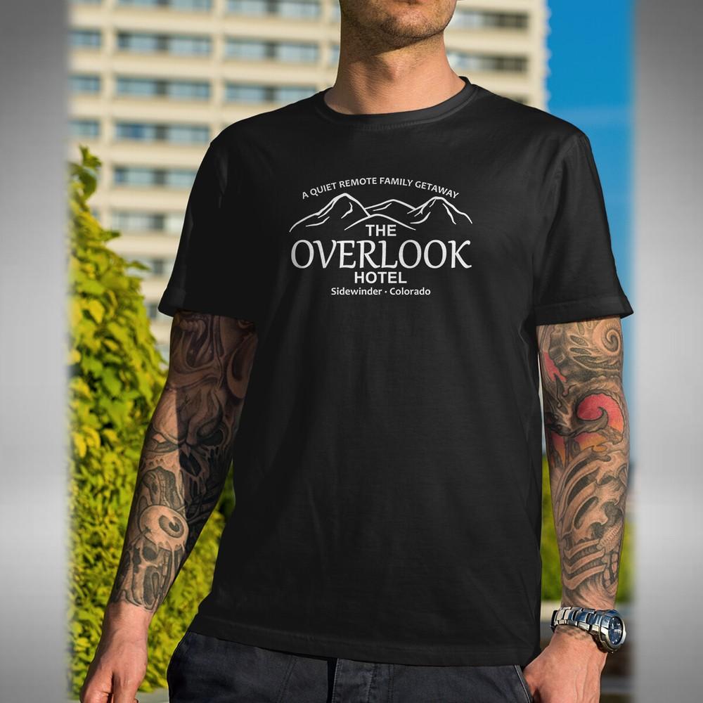 Overlook Hotel T-Shirt Funny Classic 1980s Movie Inspired Sizes Small to 5XL