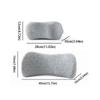 Soft Fabric Car Seat Headrest Breathable Fabric Neck Pillow Lumbar Cushion Waist Pillow  Interior