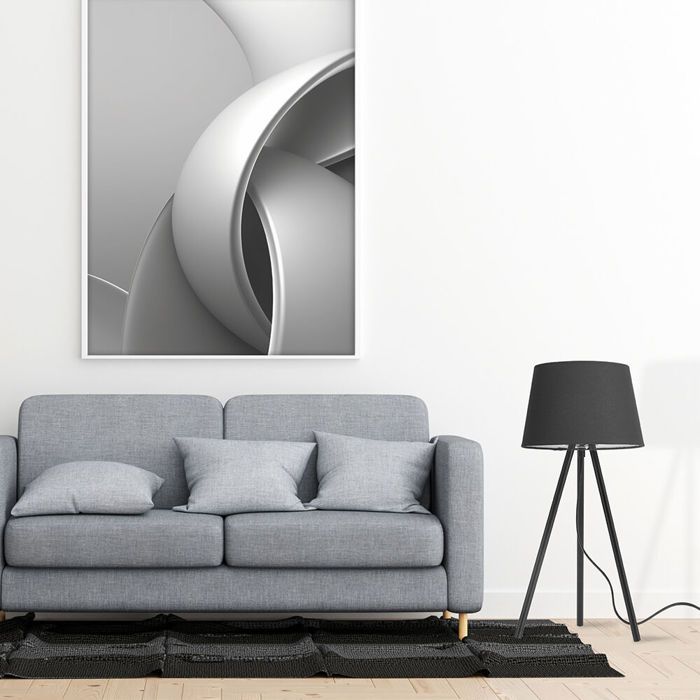 Lampe de table décorative 1xE27 23W IP20 – Noir