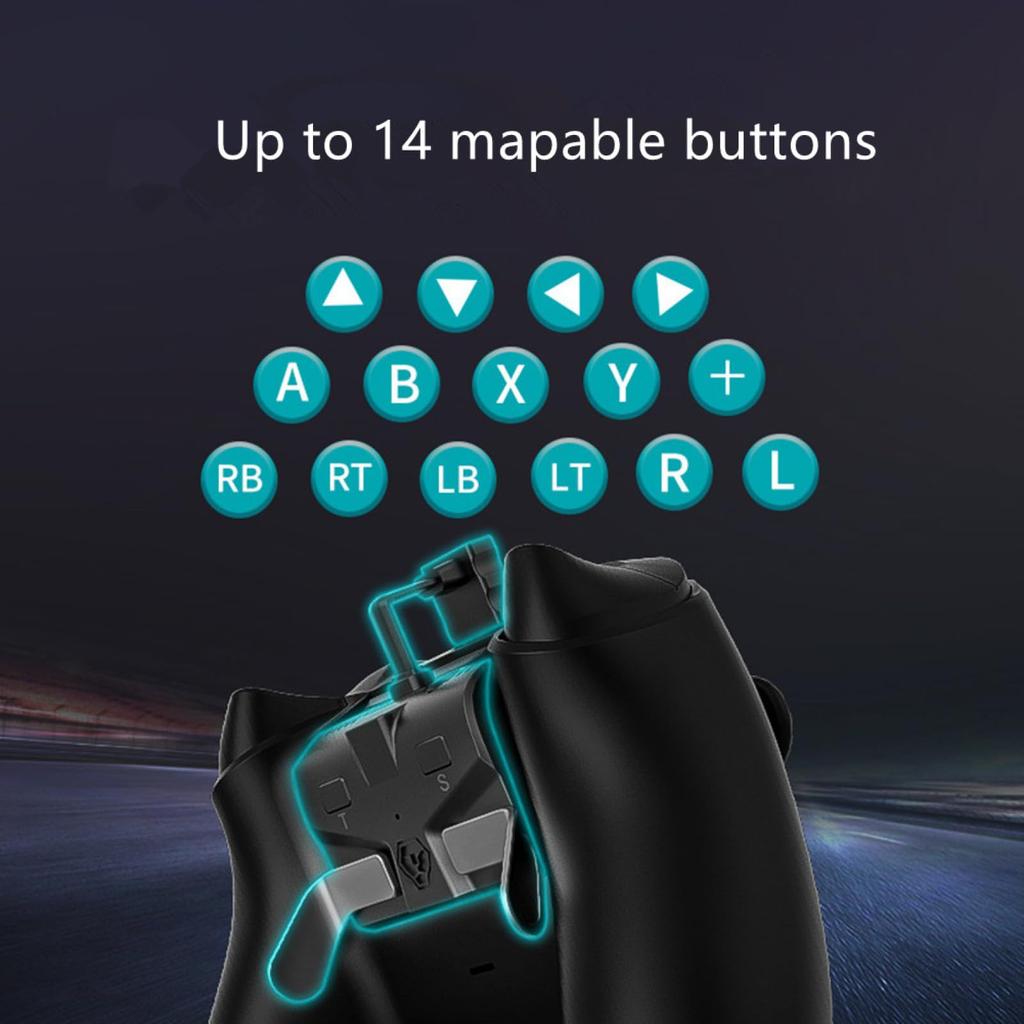 Controller Handle Back Attachment with Headphone Jack for Xbox Series Plug-and-Play 3.5mm X/S