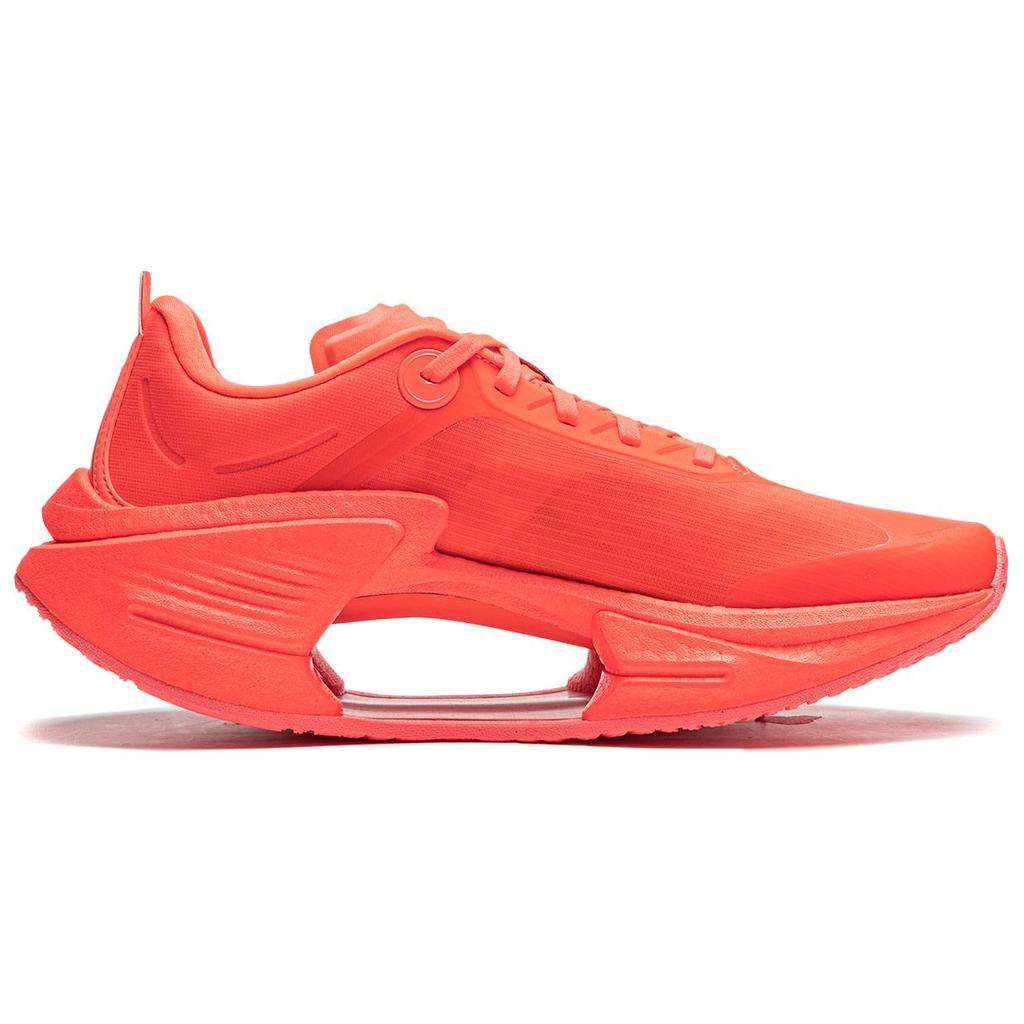 Li Ning Shadow 3 Essential Тканевая Амортизация Поддержка Отскок Низкий Профиль Повседневные Беговые Кроссовки Мужские Красные ARRU007-3