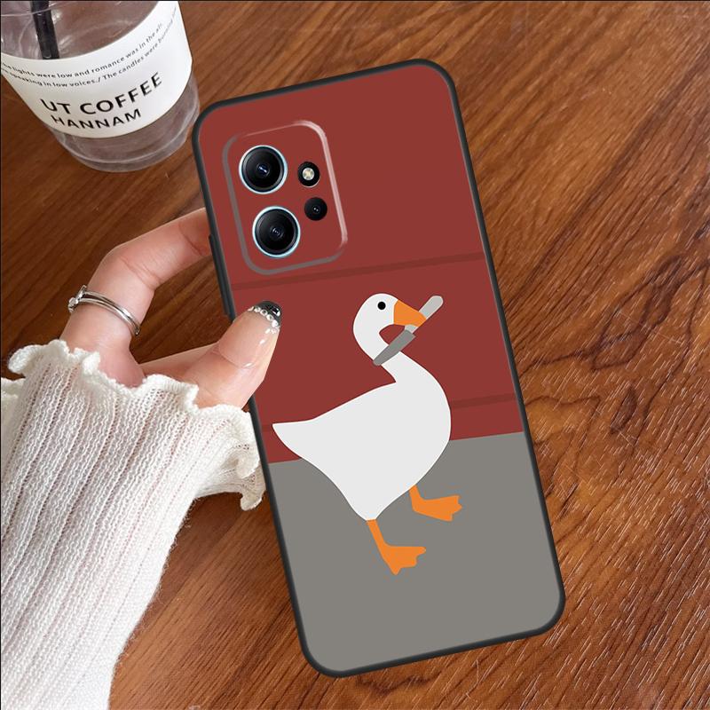 Мультяшный милый чехол с гусем для Xiaomi Redmi 12C 13C 14C 10C Redmi Note 13 Pro 14 12 11 9 10 9S 10S 11S 12S Обложка