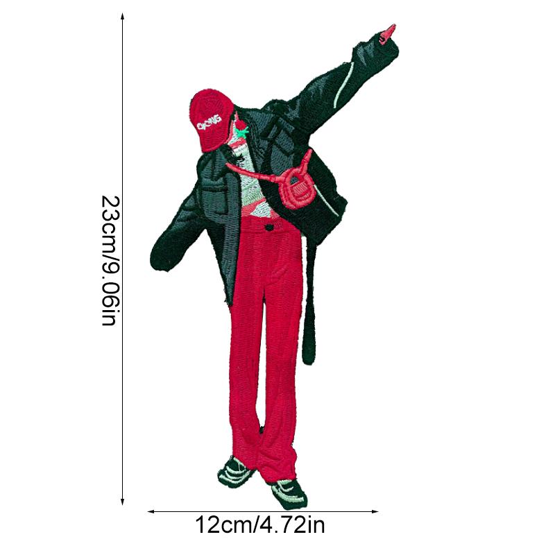 1 шт. вышивка своими руками аксессуары ткань аппликация модные женские значки для одежды большая нашивка ткань наклейка пришить заплатки