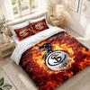 Bedding Set 1 Duvet Cover 2 Pillowcases SC Freiburg FC Print Bedroom Home Decoration