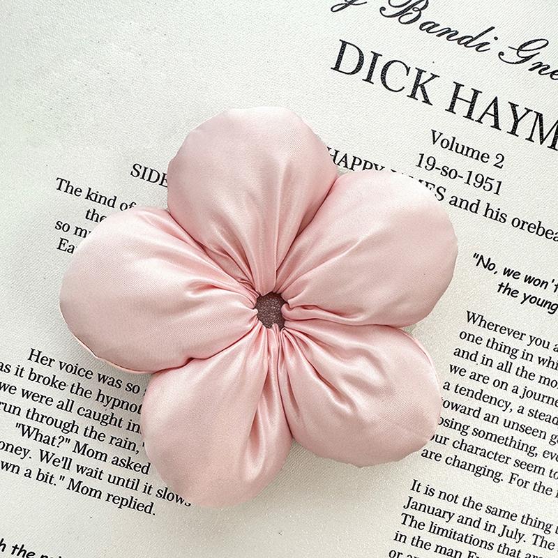 Преувеличенные большие цветочные резинки для волос головной убор для женщин и девочек модная эластичная повязка для волос милые универсальные аксессуары для волос подарки