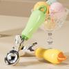 Stainless Steel Fruit Ball Spoon Non-Stick Fruit Scoop Ice Cream Digger  Kitchen Gadgets