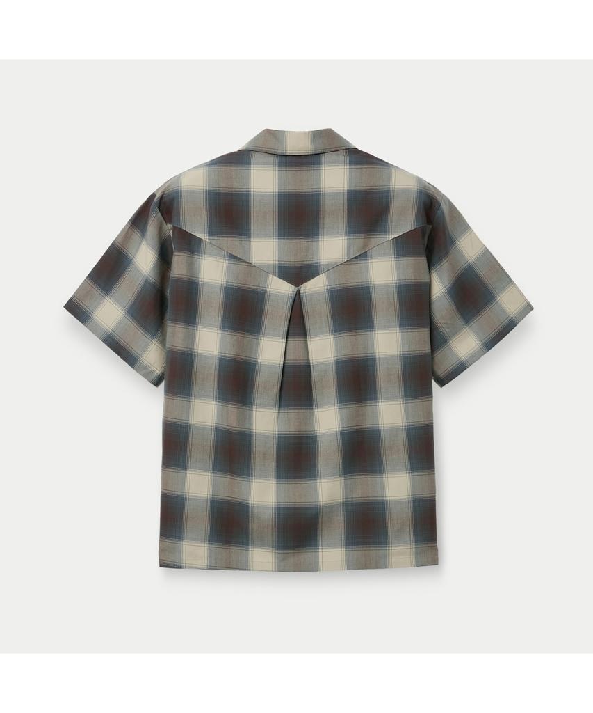 Silijeu Jieda Check Open Collar Shirt Svsfm26301Brx