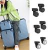 2Pcs Trolley Casters Replacement Heavy Duty Roller Wheel for Luggage Box Suitcase 360 Degree Swivel Kit Silent Wheel