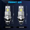 2Pcs D2S D4S 1:1 Led Headlights HID Kit Xenon LED Bulbs Retrofit 150W 65000LM D2R D4R Car Lamp Auto Light Two Sided Extra Large CSP Chip Canbus 6500K