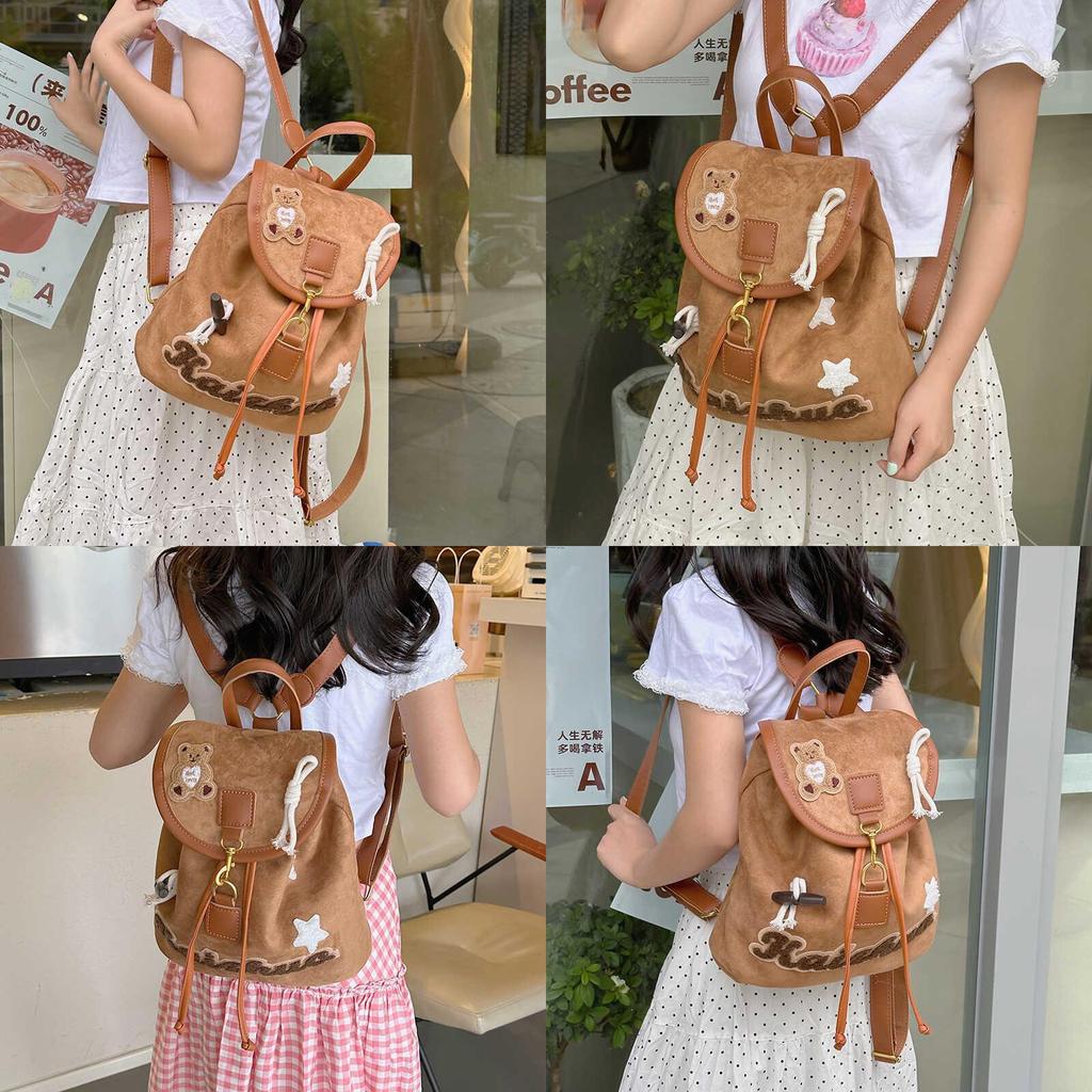 Durable Brown Pu Leather Backpack Unisex Design Ideal For Commuting And School
