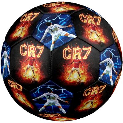 Постер Криштиану Роналду Cr7 Размер 5 Футбольный Мяч Машинная строчка Для тренировок и матчей в помещении/на улице Идеально для любителей футбола