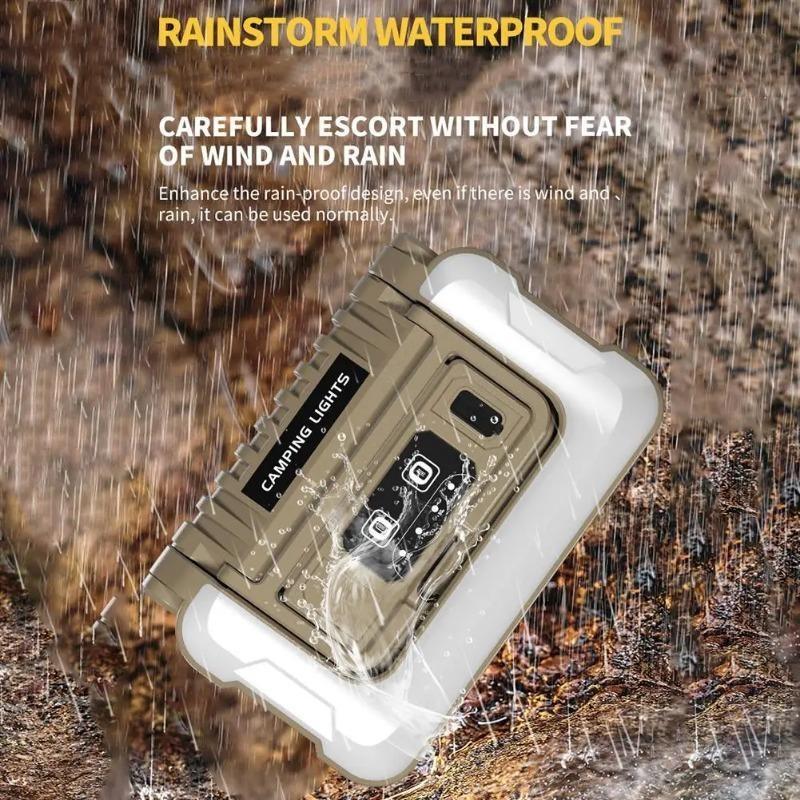 Водонепроницаемый 4800 мАч Высокомощный Перезаряжаемый Светодиодный Фонарь для Кемпинга Палаточный Портативный Уличный Аварийный Поисковый Фонарь Подвесная Ночная Лампа