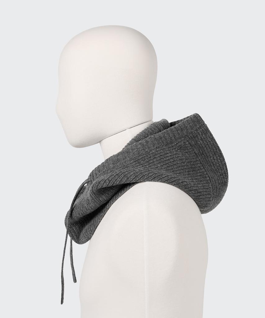 MUSINSA STANDARD Lambswool String Knit Balaclava [Medium Grey]