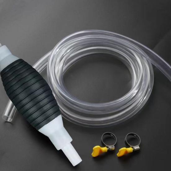 Multipurpose Manual Fuel Transfer Pump with PVC Hose Easy To Use Reusable Portable Versatile Siphon