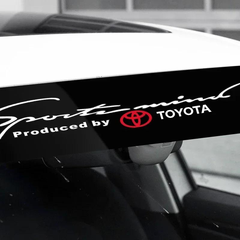 Car Front Rear Windshield Window Decorative Sticker For Toyota RAV4 Camry Corolla Levin Yaris Reiz Vios Highlander CHR Prius