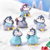 Cute Animal Little Penguin Figure Crafts Ornaments Decoration Crafts Figurine Miniatures