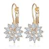 Fashion Latest 18k Gold Plated AAA Crystal Diamonds Earrings For Women & Girls