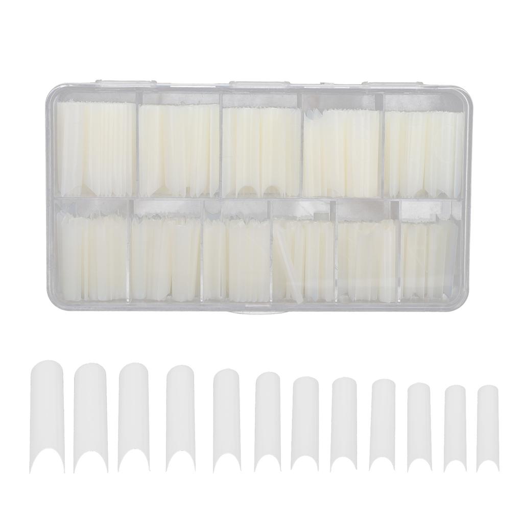 360 шт. Очень длинные типсы для наращивания ногтей U-образной формы Искусственные типсы с коробкой для маникюрного салона DIY маникюра